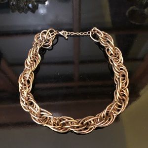Gold chain necklace
